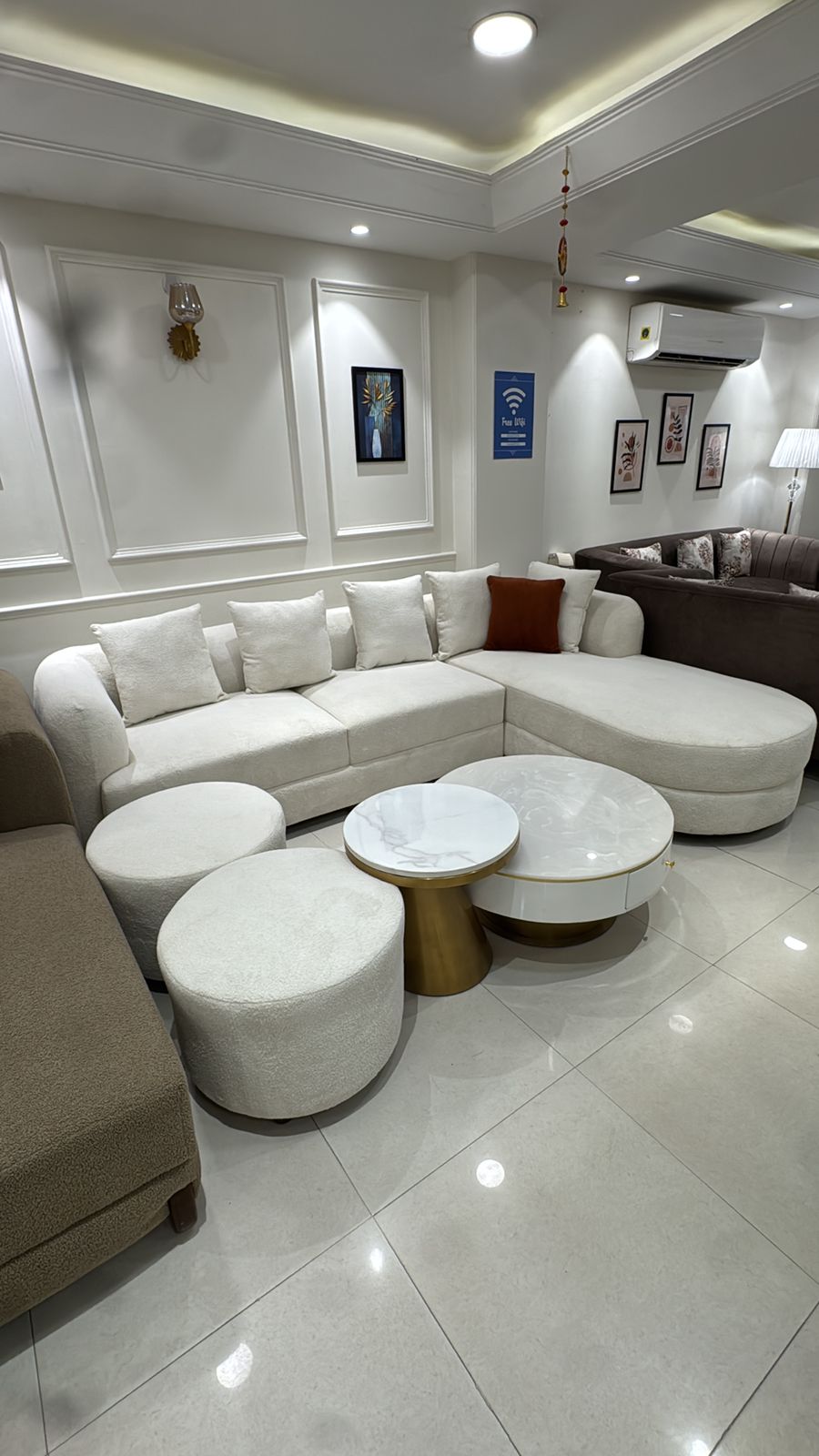 Urban Luxe Fabric Sofa