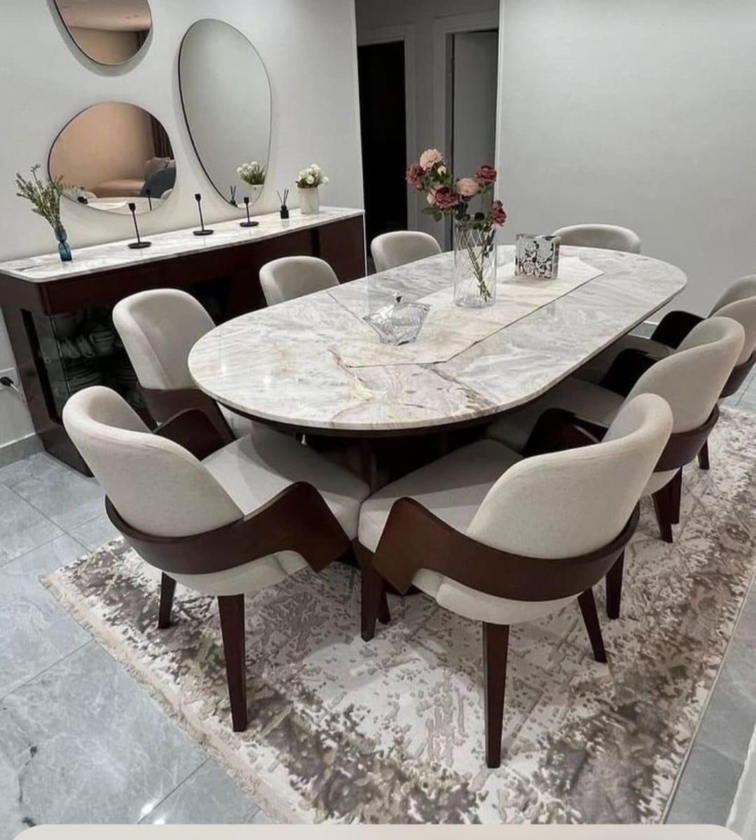 FamilyJoy Marble Dining Table